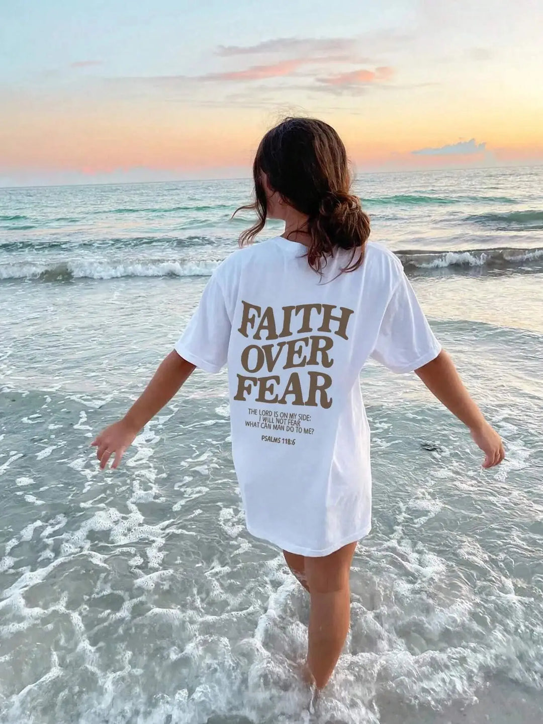 Faith Over Fear Scripture Tee