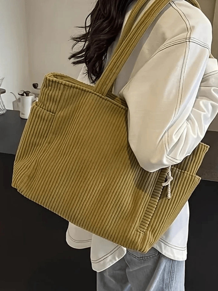 Corduroy Tote Bag