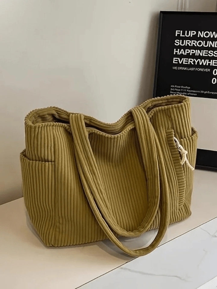 Corduroy Tote Bag