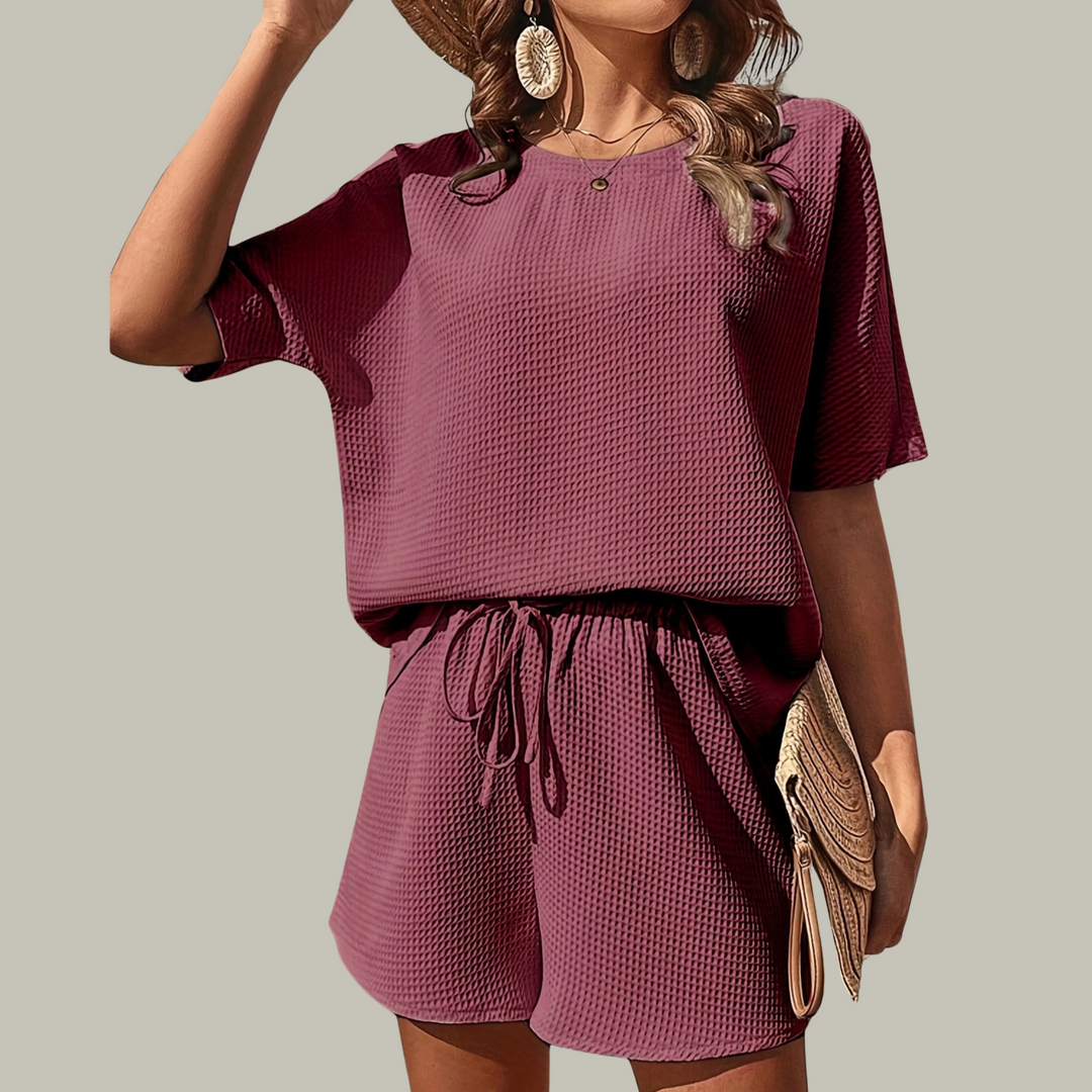 NIEVES™ – Cozy Plus Size Summer Lounge Set