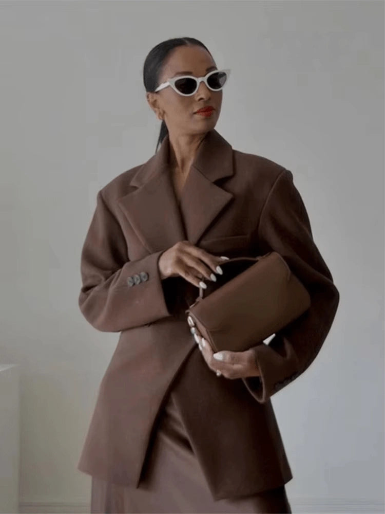 Palila Tailored Double-Breasted Blazer