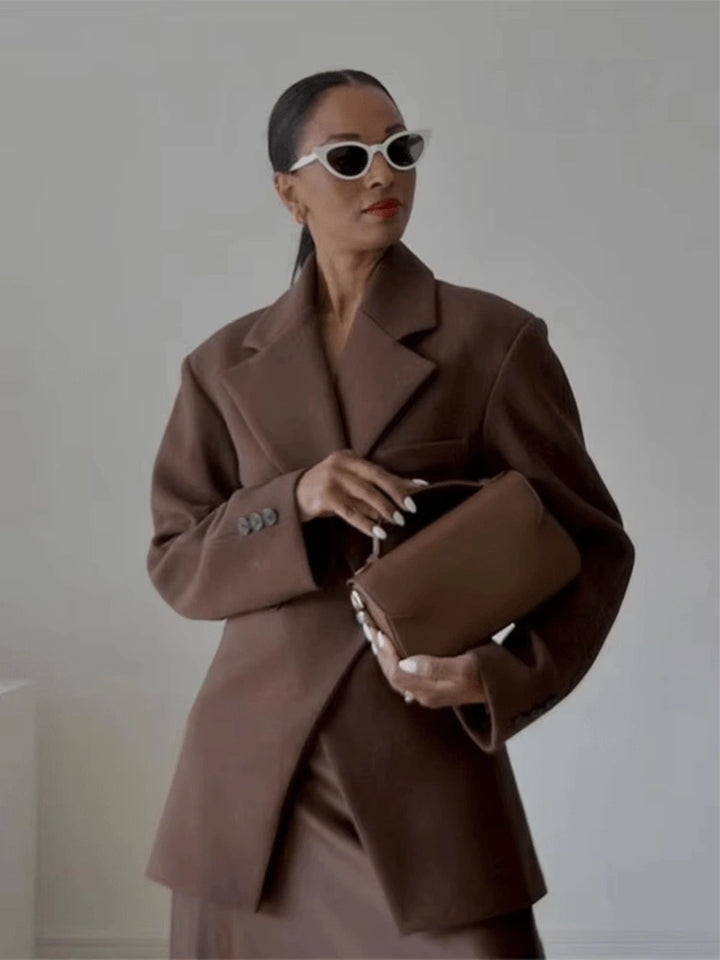 Palila Tailored Double-Breasted Blazer