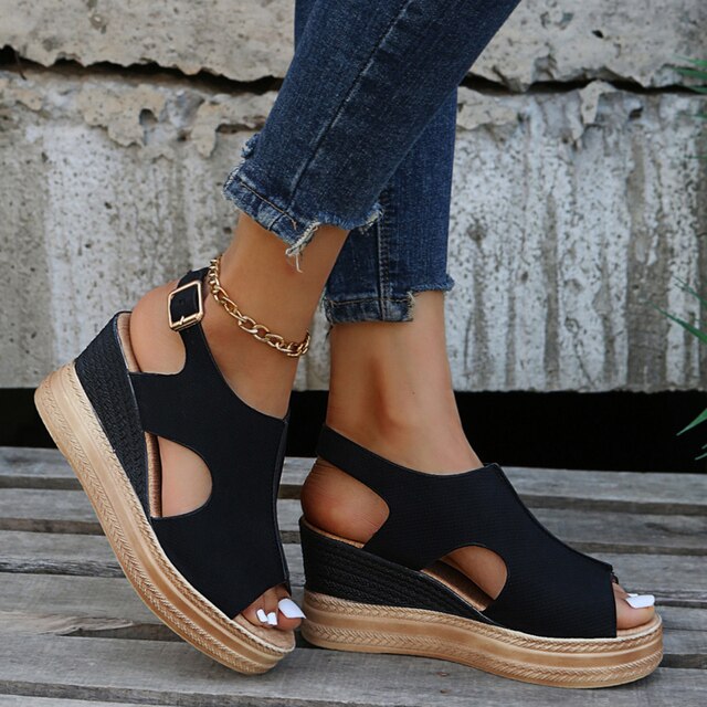 Marivelle - Easygoing Wedge Sandals