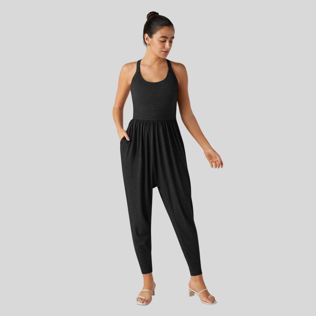 DAYEA™ – Comfortable Backless U-Neck Lounge Jumpsuit