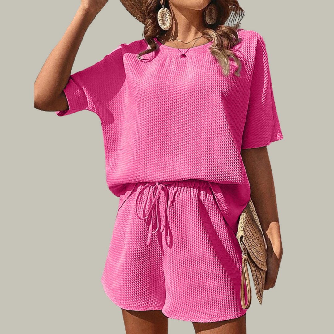 NIEVES™ – Cozy Plus Size Summer Lounge Set