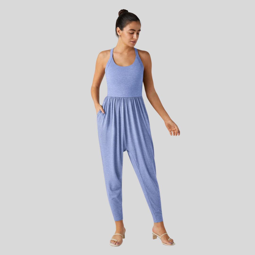 DAYEA™ – Comfortable Backless U-Neck Lounge Jumpsuit