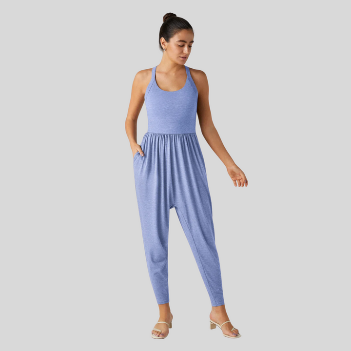 DAYEA™ – Comfortable Backless U-Neck Lounge Jumpsuit