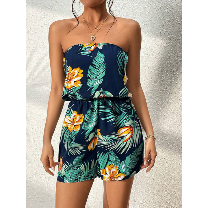 INDIRA™ – Casual Summer Sleeveless Tube-Top Romper