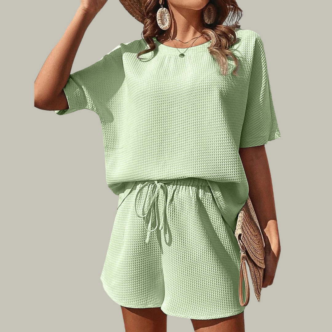 NIEVES™ – Cozy Plus Size Summer Lounge Set