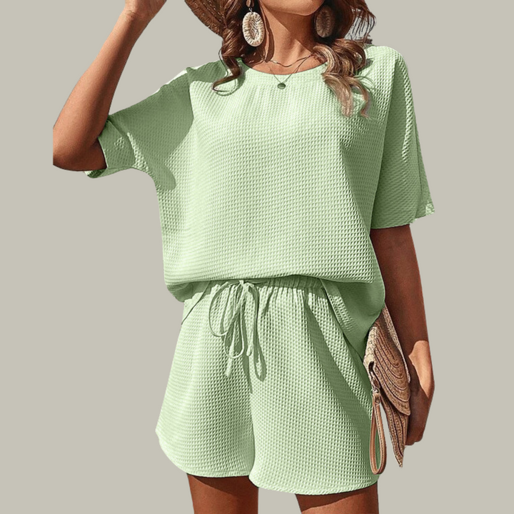 NIEVES™ – Cozy Plus Size Summer Lounge Set