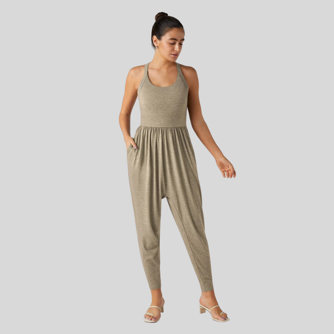 DAYEA™ – Comfortable Backless U-Neck Lounge Jumpsuit