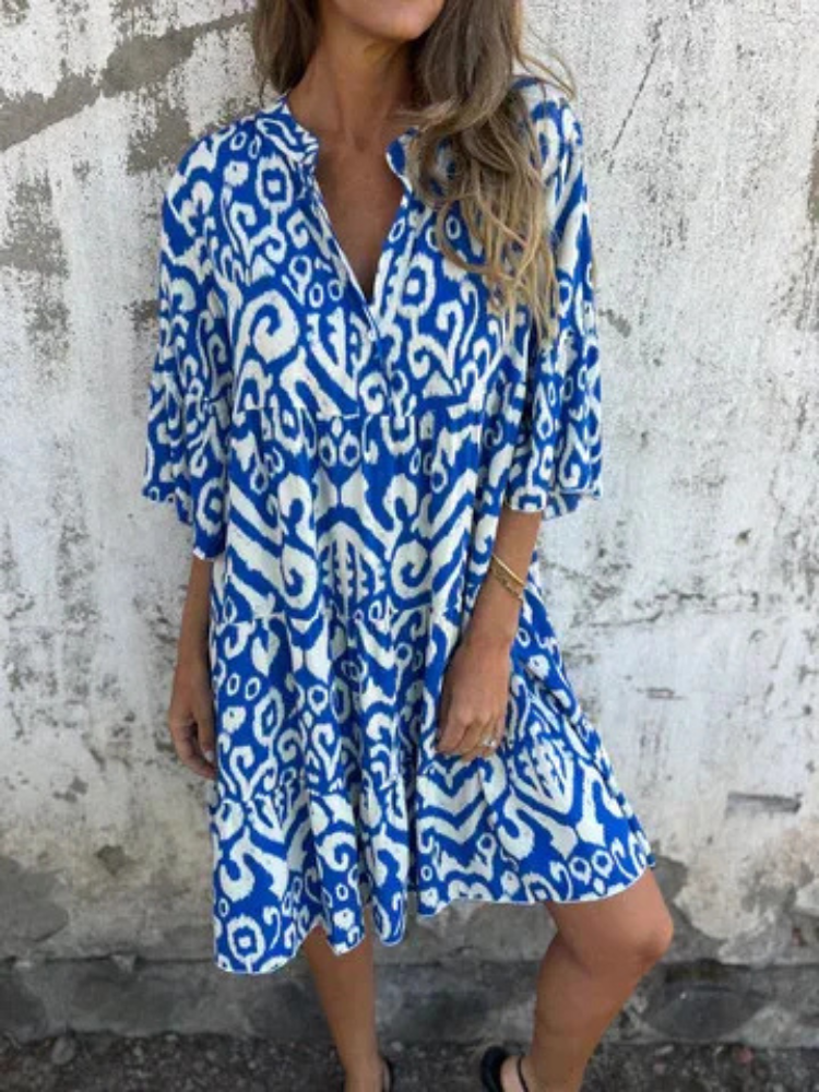 Beverly Boho Printed Tunic Dress