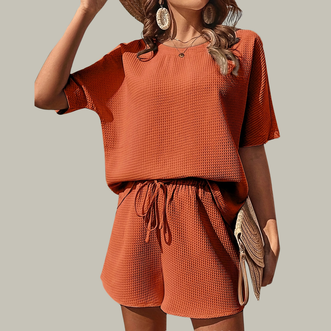 NIEVES™ – Cozy Plus Size Summer Lounge Set