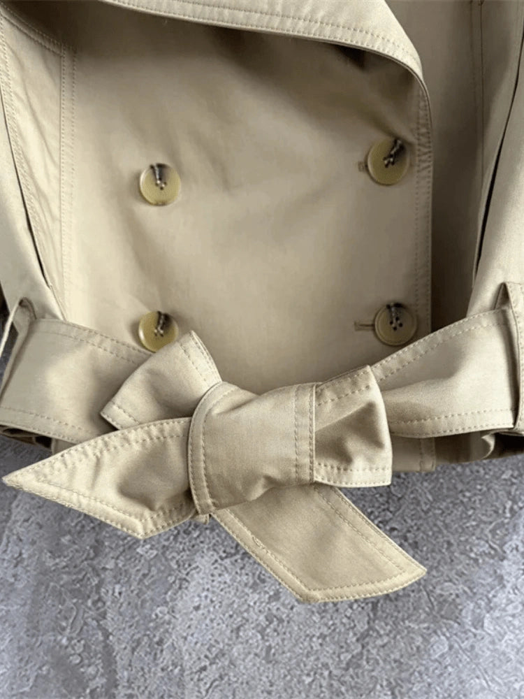 Zaldana Oversized Belted Trench Jacket