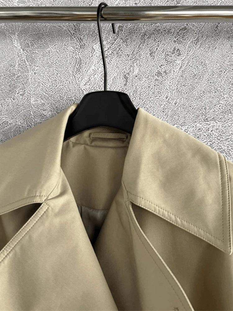 Zaldana Oversized Belted Trench Jacket