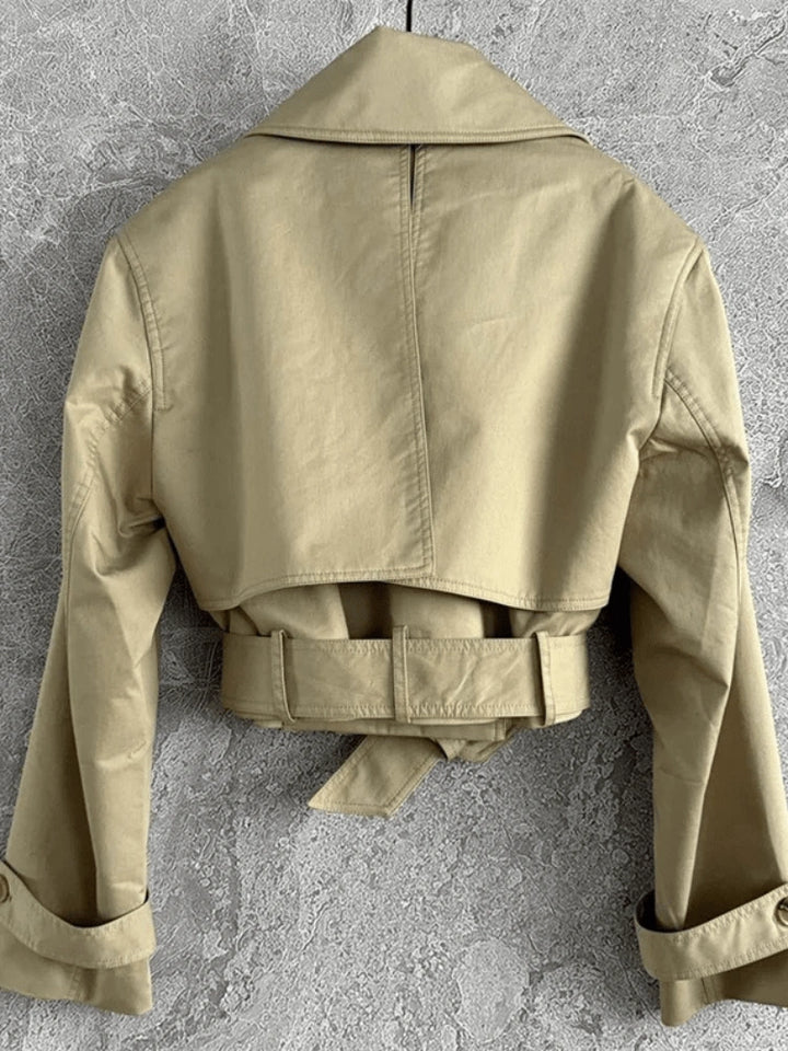 Zaldana Oversized Belted Trench Jacket