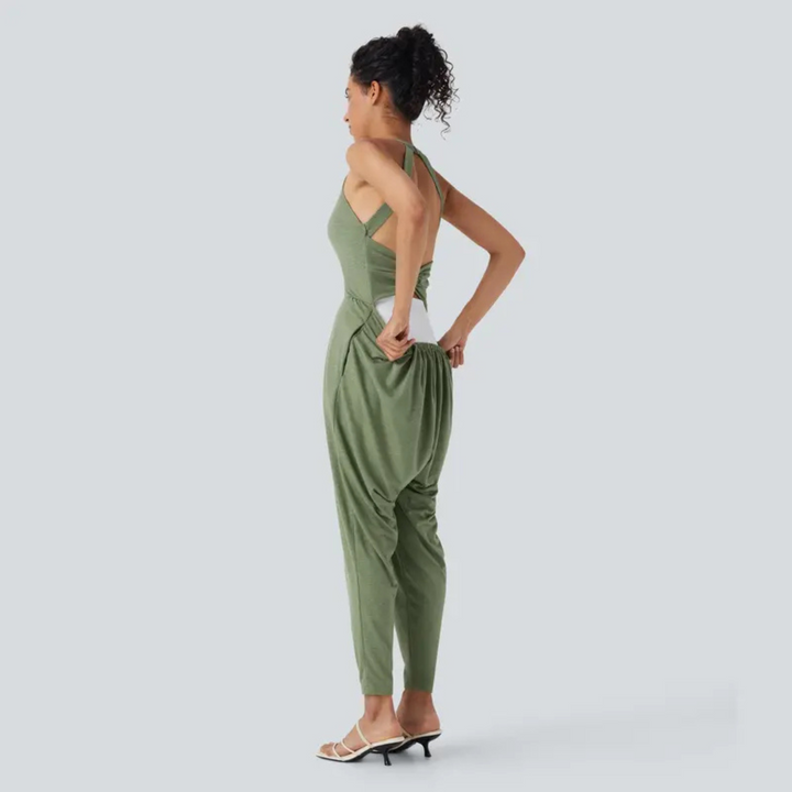 DAYEA™ – Comfortable Backless U-Neck Lounge Jumpsuit