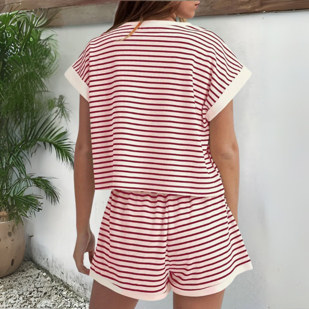 ONITY™ - Easygoing Summer Tee & Shorts Ensemble