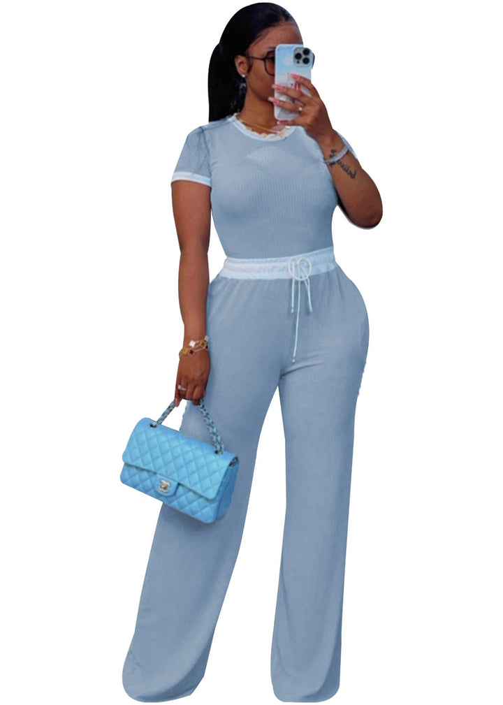 JELENA™ – Coordinated Relaxed Summer Tee and Pant Set