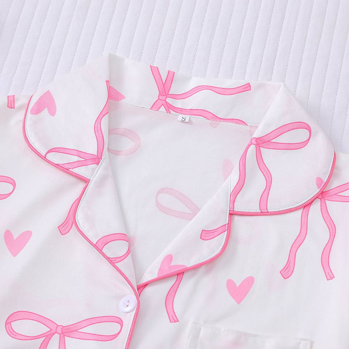 SHAKILA™ - Cozy Crop Top & Short Pajama Set