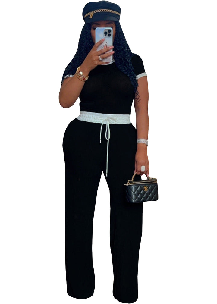 JELENA™ – Coordinated Relaxed Summer Tee and Pant Set