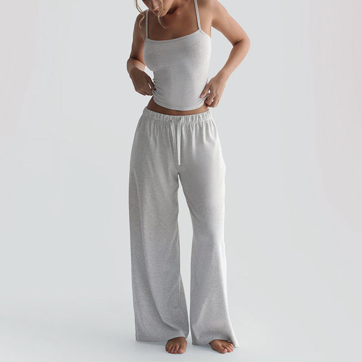 PATSY™ - Sleeveless Summer Top and Pants Ensemble