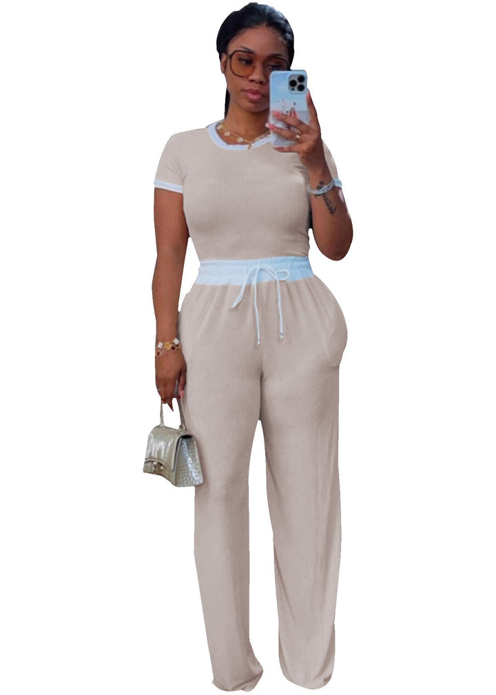 JELENA™ – Coordinated Relaxed Summer Tee and Pant Set