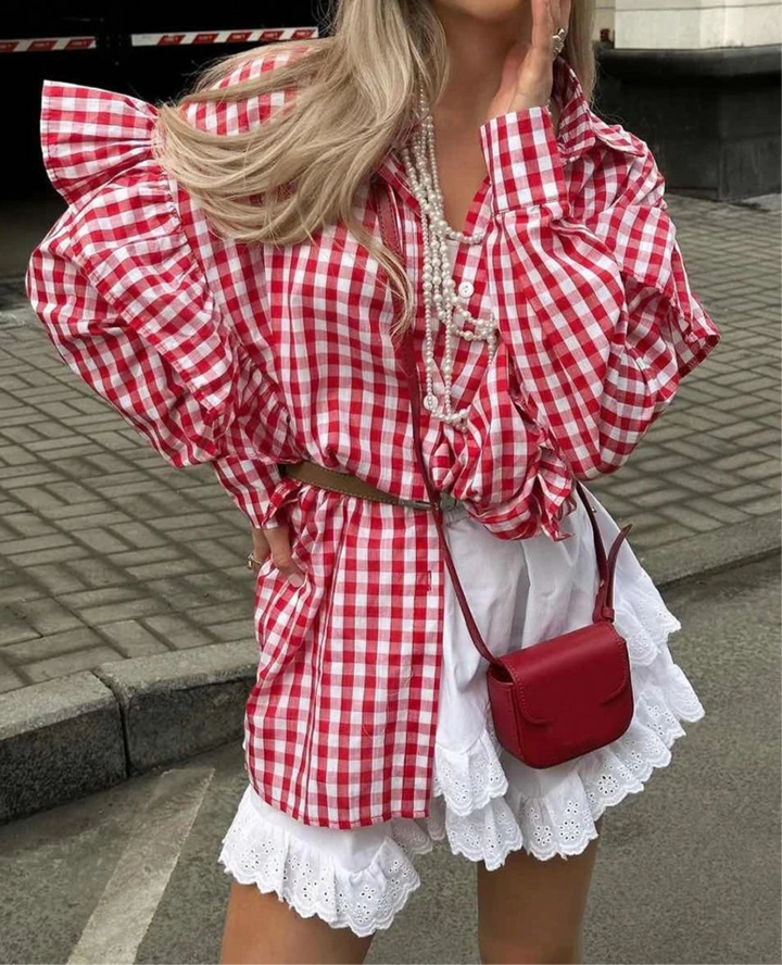 Elouise Gingham Oversized Shirt