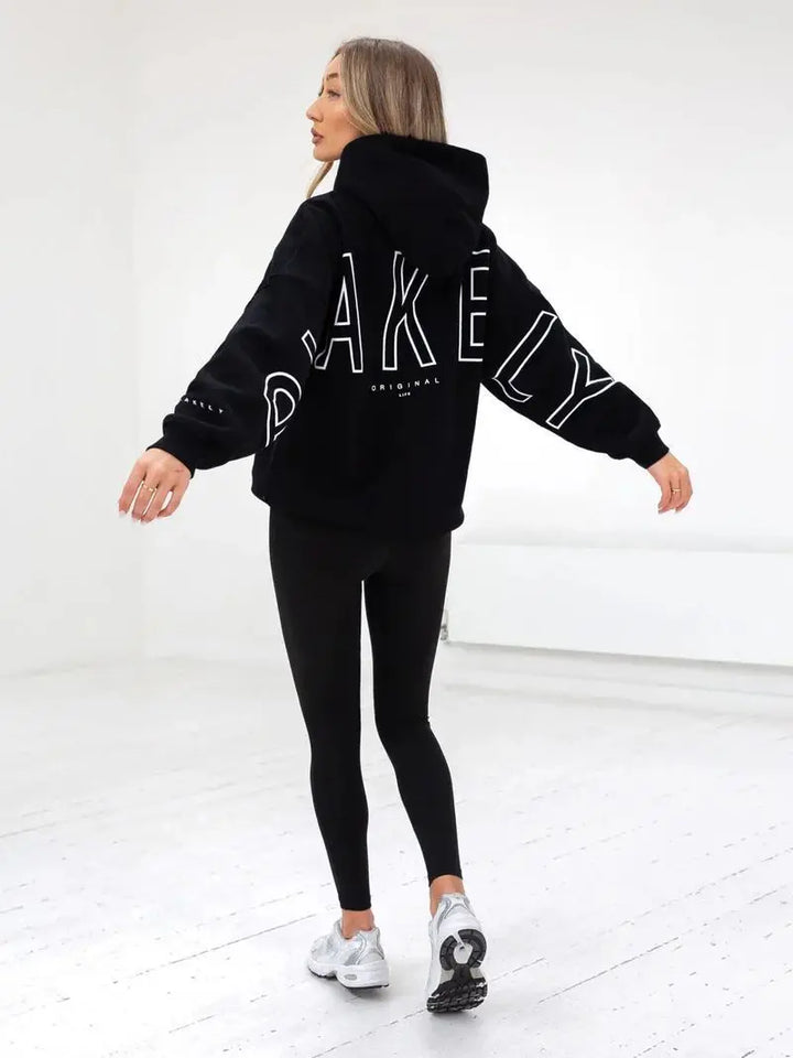 BLAKE Oversized Cropped Hoodie