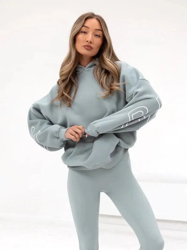 BLAKE Oversized Cropped Hoodie