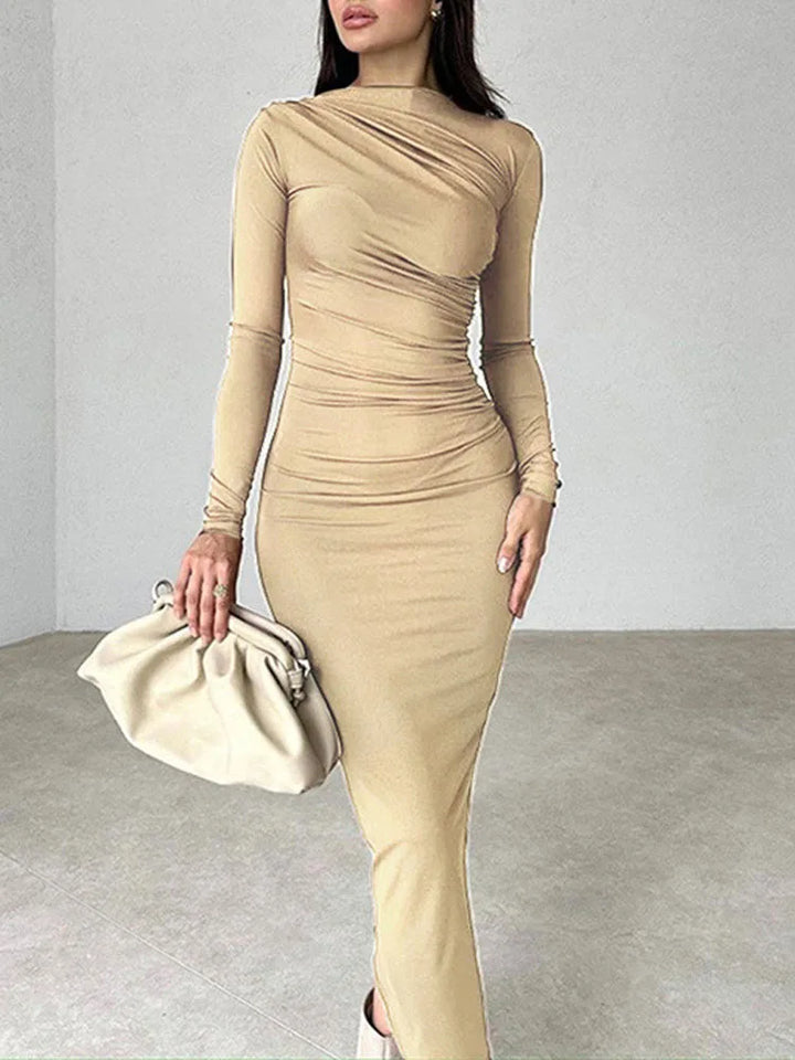 Dunja Long Sleeve Bodycon Maxi Dress