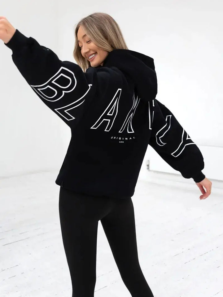 BLAKE Oversized Cropped Hoodie