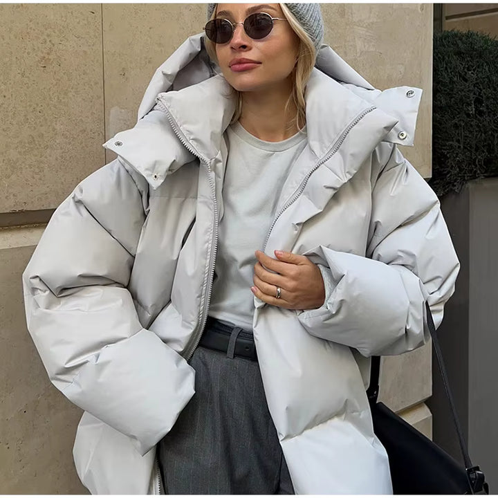 Amie Oversized Hooded Puffer Jacket