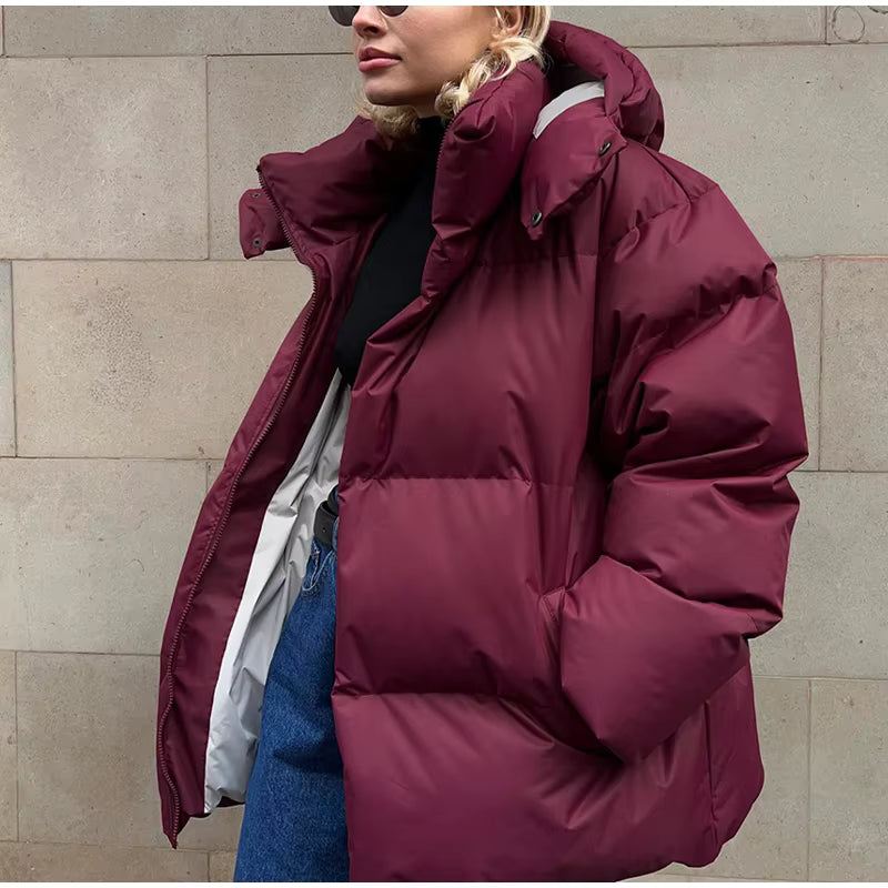 Amie Oversized Hooded Puffer Jacket