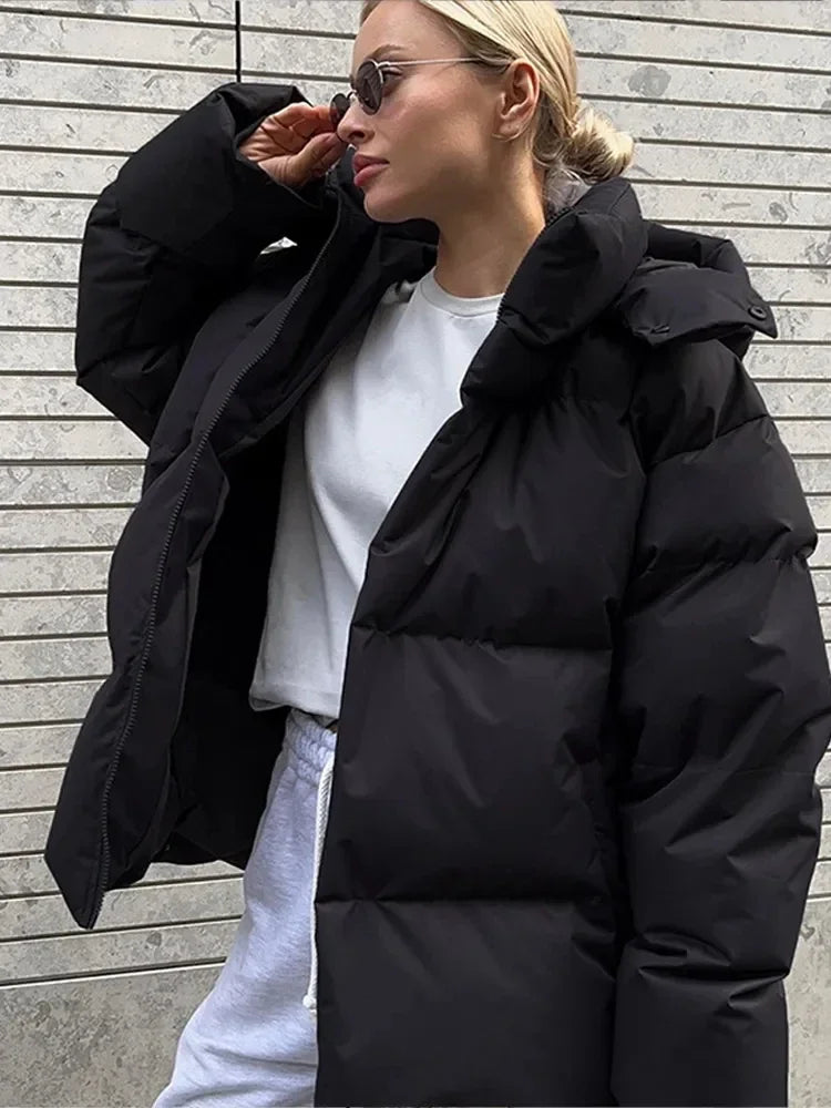 Amie Oversized Hooded Puffer Jacket
