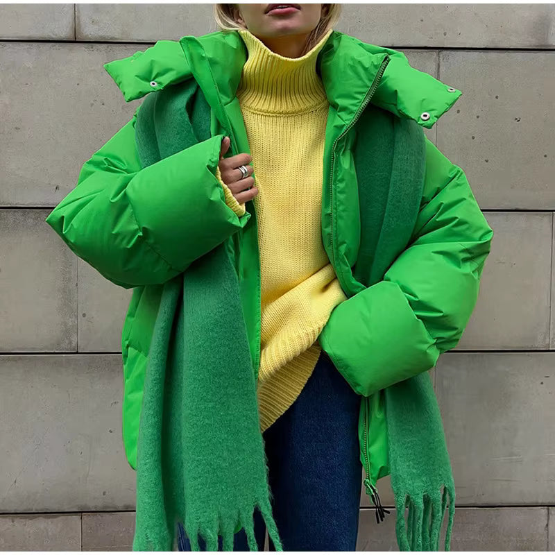 Amie Oversized Hooded Puffer Jacket