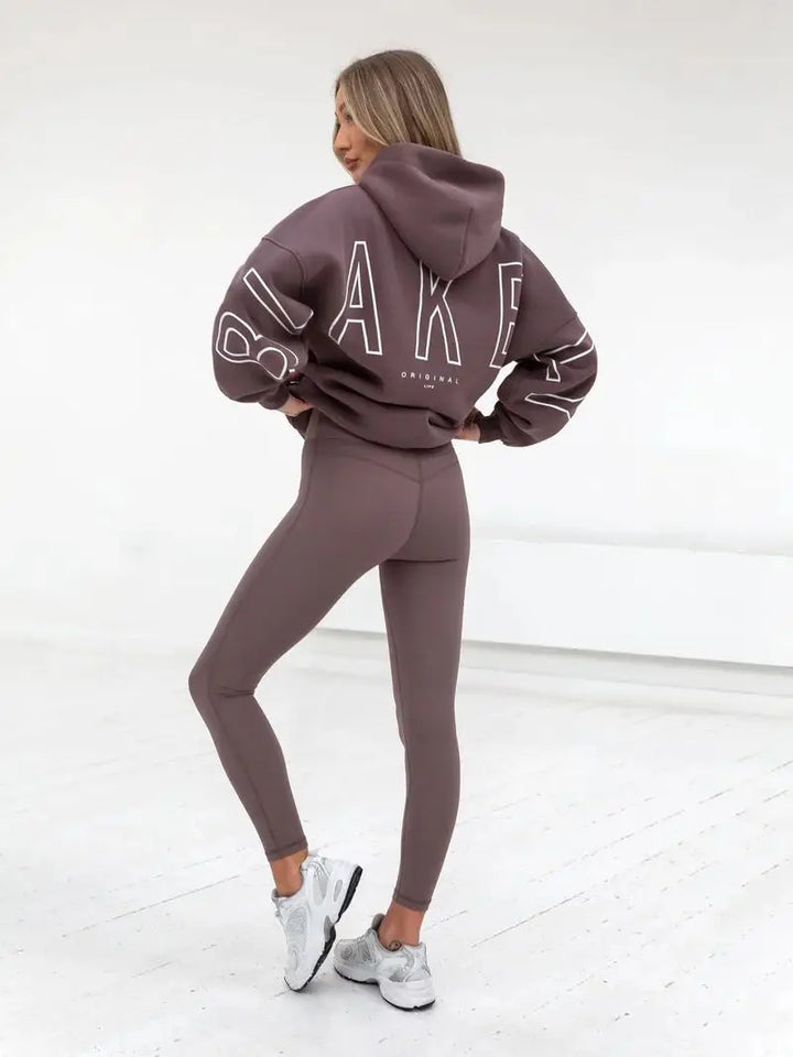 BLAKE Oversized Cropped Hoodie
