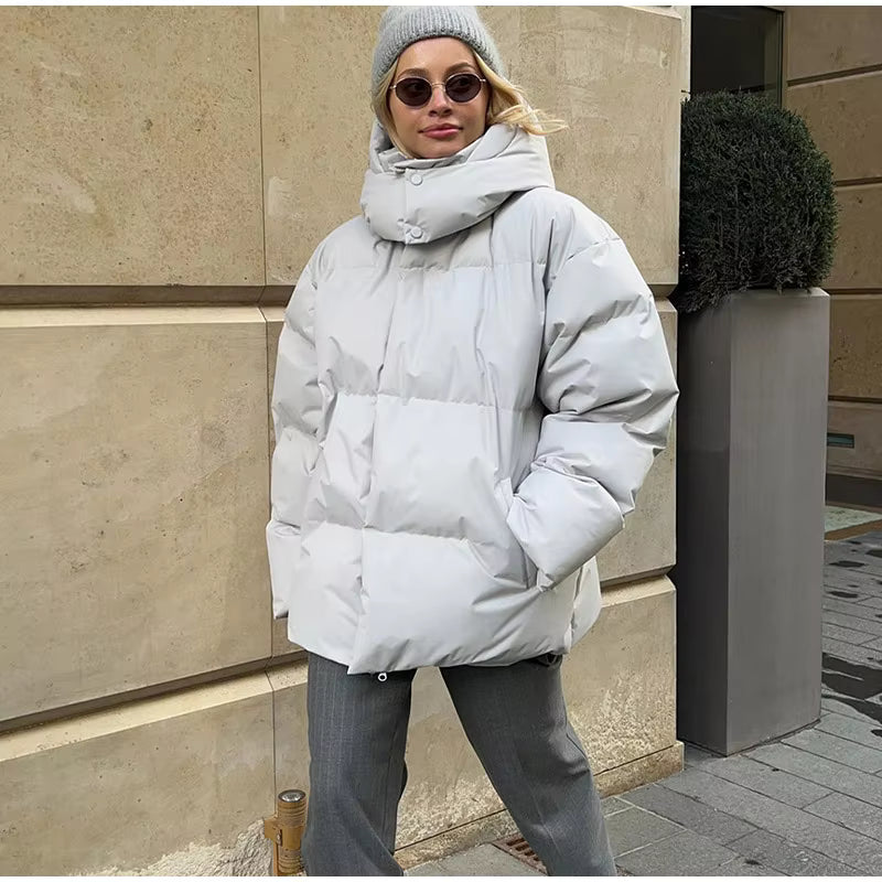 Amie Oversized Hooded Puffer Jacket