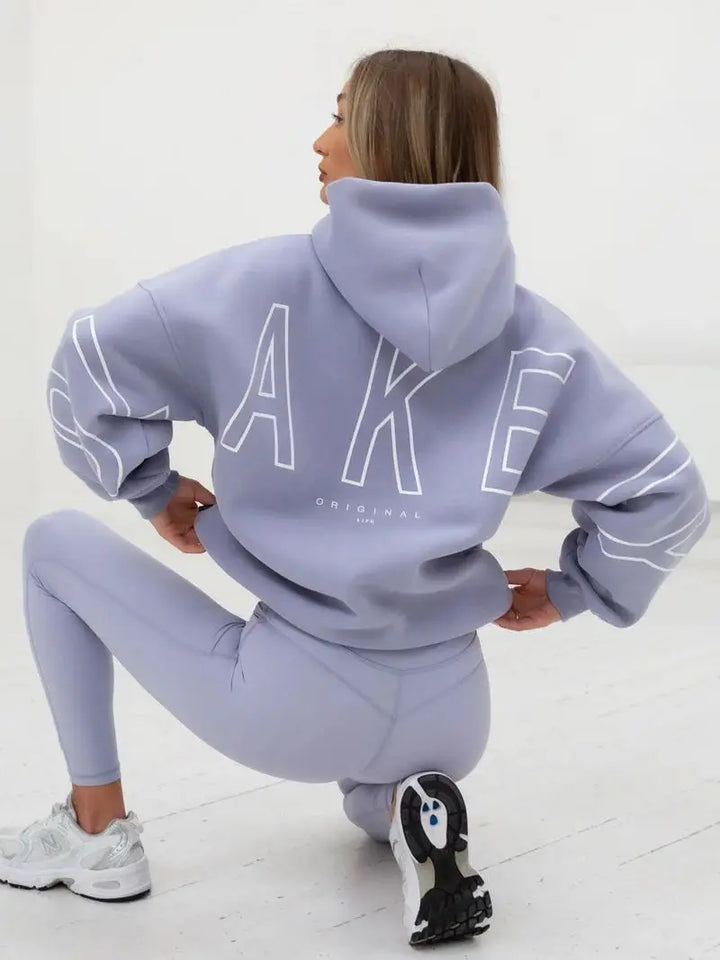 BLAKE Oversized Cropped Hoodie