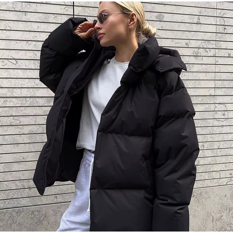 Amie Oversized Hooded Puffer Jacket