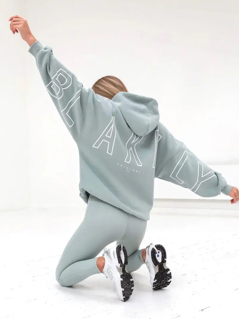 BLAKE Oversized Cropped Hoodie