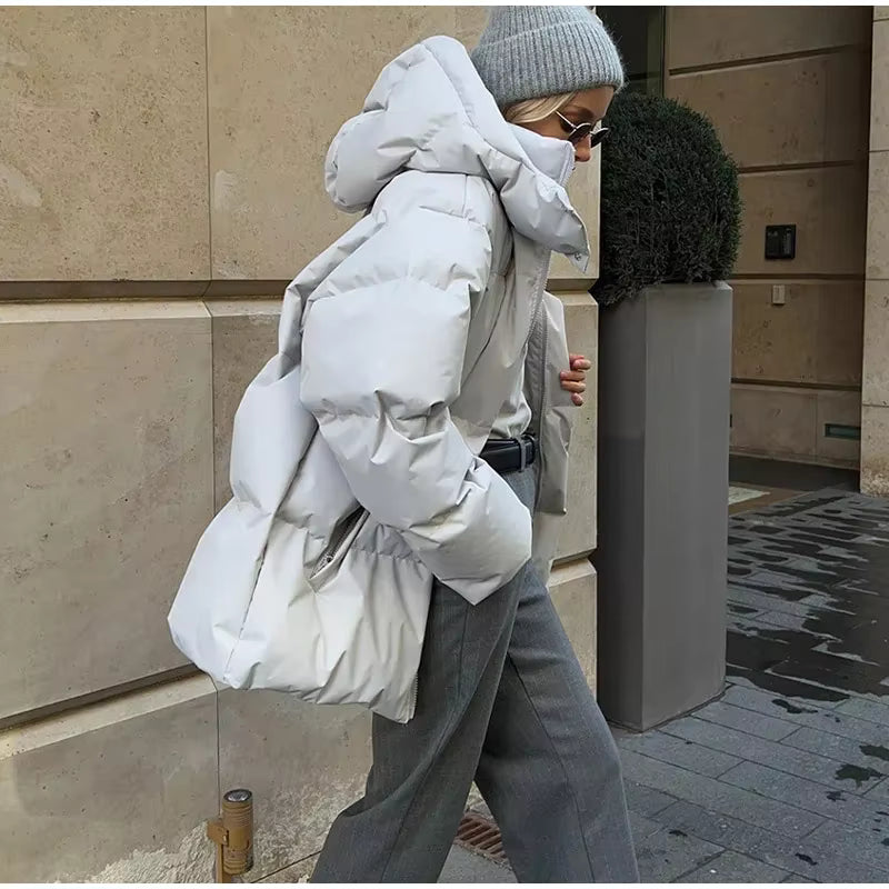 Amie Oversized Hooded Puffer Jacket