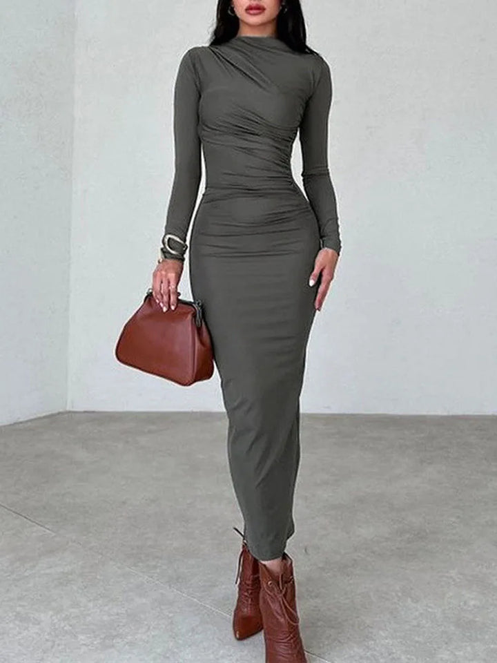 Dunja Long Sleeve Bodycon Maxi Dress