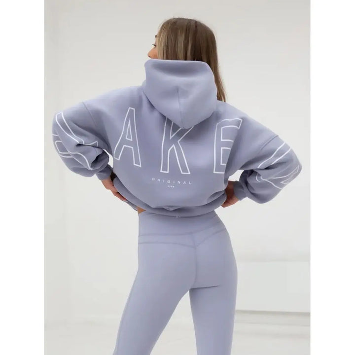 BLAKE Oversized Cropped Hoodie