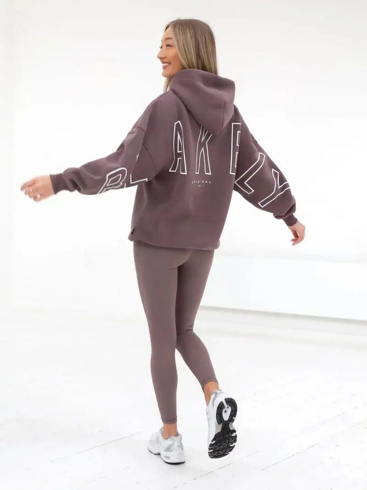 BLAKE Oversized Cropped Hoodie