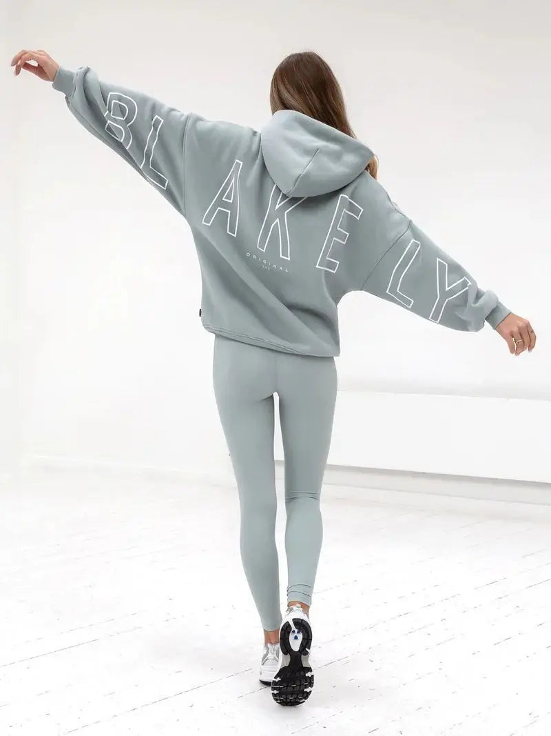 BLAKE Oversized Cropped Hoodie