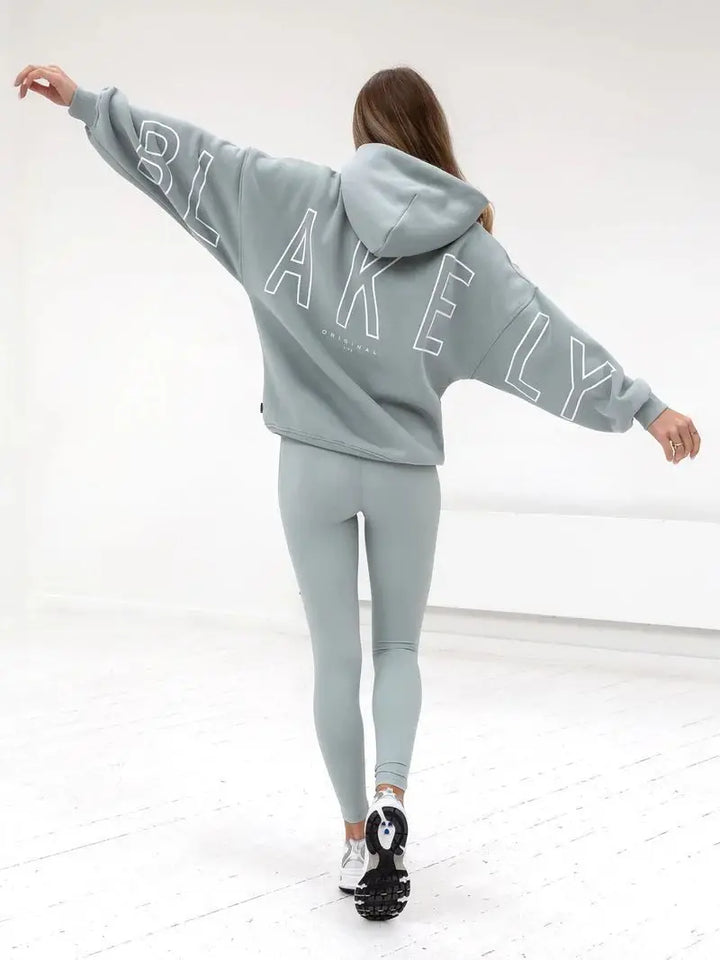 BLAKE Oversized Cropped Hoodie