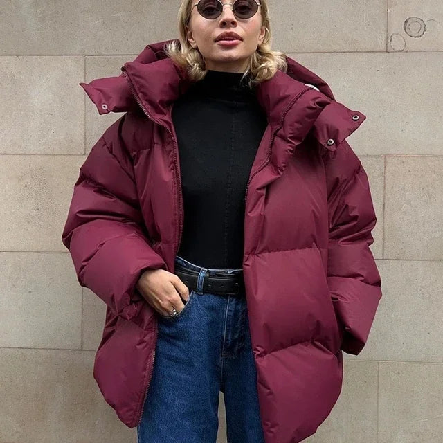 Amie Oversized Hooded Puffer Jacket