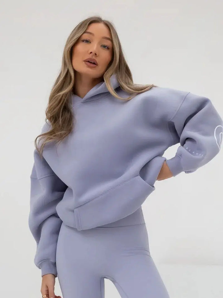 BLAKE Oversized Cropped Hoodie