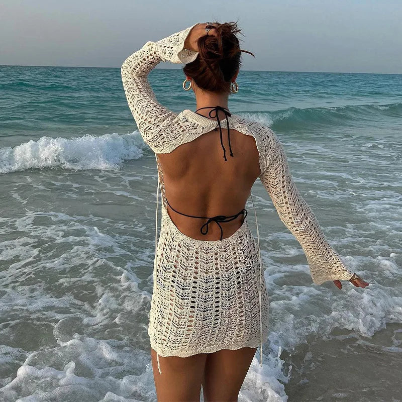 Nia Seaside Breeze Crochet Cover-Up